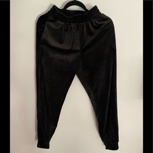 Velour joggers